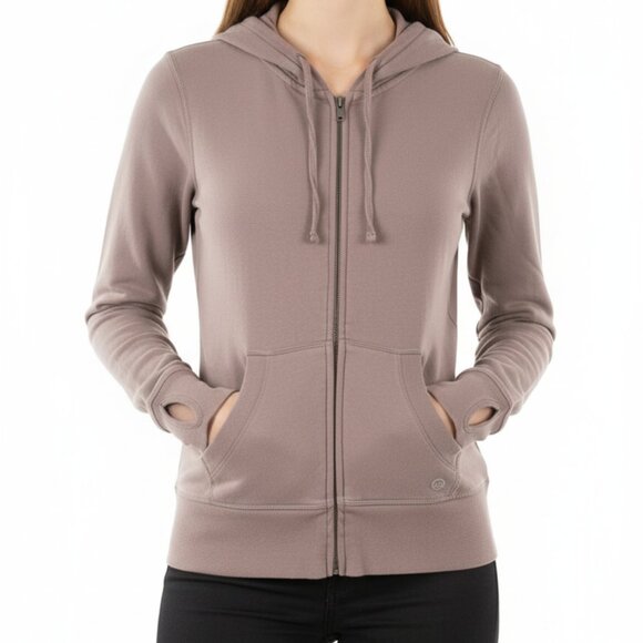 Gap Fit Gray Zip Up Hoodie XS - Picture 1 of 16